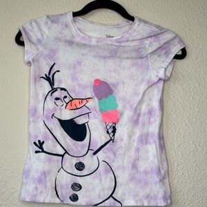 Disney's Olaf With Ice Cream Cone, Purple Tie Dye